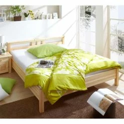 140x200 Futonbett Gestell Aus Kiefer Natur - Condo