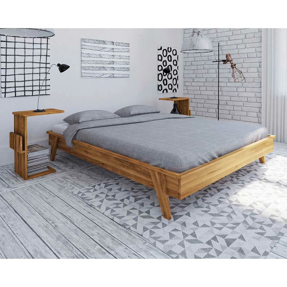 190 Cm Bettanlage Im Retro Design - Hardus (dreiteilig)