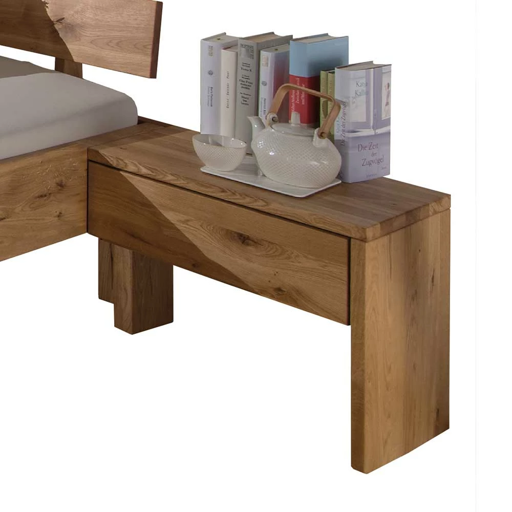 200x200 Bett Kombination aus Wildeiche - Smiralda (dreiteilig) 200x200 Bett Kombination Aus Wildeiche - Smiralda (dreiteilig) -Massivholzbetten Shop 200x200 bett kombination aus wildeiche mit 2 nachttischen smiralda 05