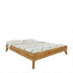 220cm Überlänge Bett Ohne Kopfteil - Eavy 2 220cm Überlänge Bett Ohne Kopfteil - Eavy -Massivholzbetten Shop 220cm ueberlaenge bett ohne kopfteil aus wildeiche massivholz eavy 02
