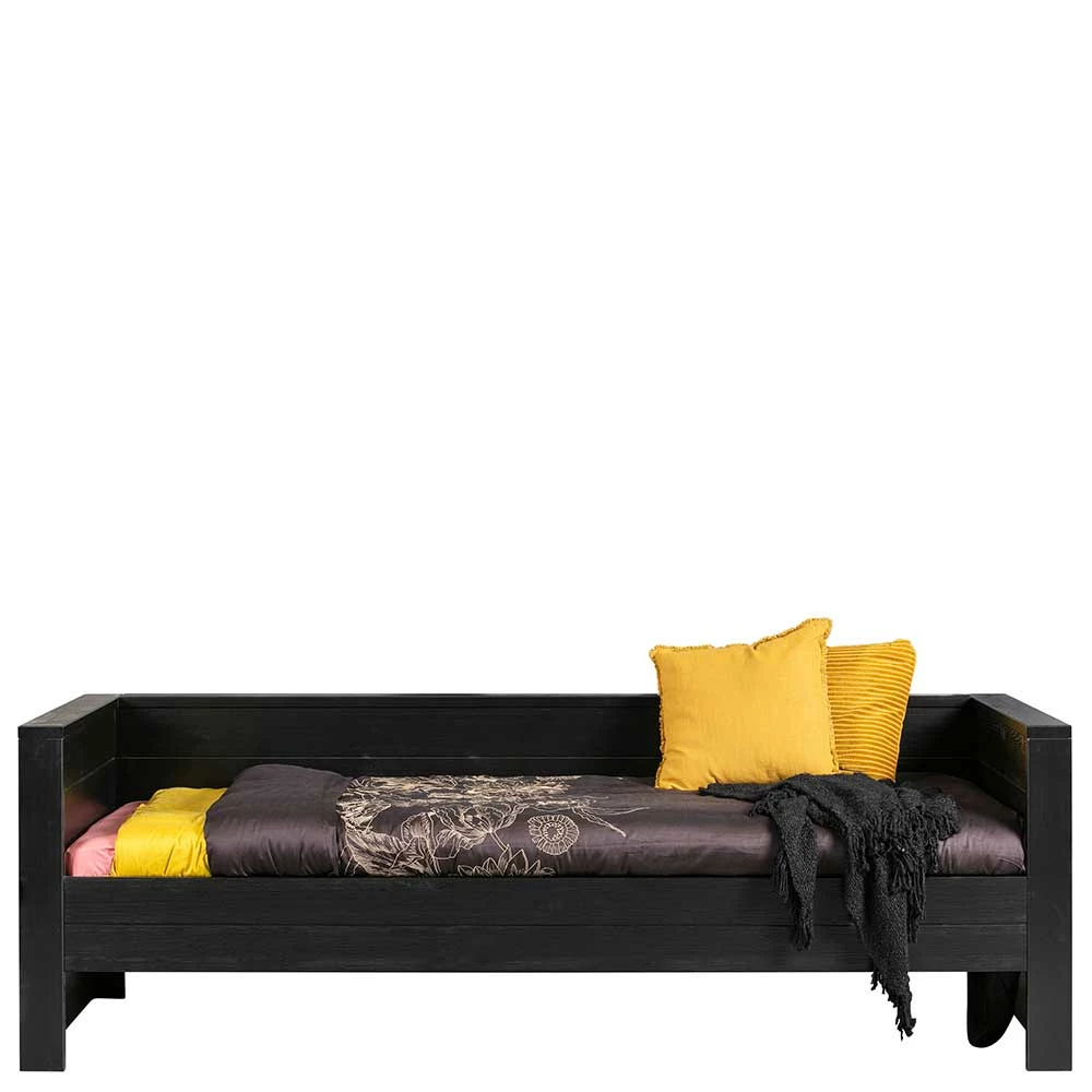 90x200 Skandi Kojenbett In Schwarz - Eslovia 2 90x200 Skandi Kojenbett In Schwarz - Eslovia - Image 2