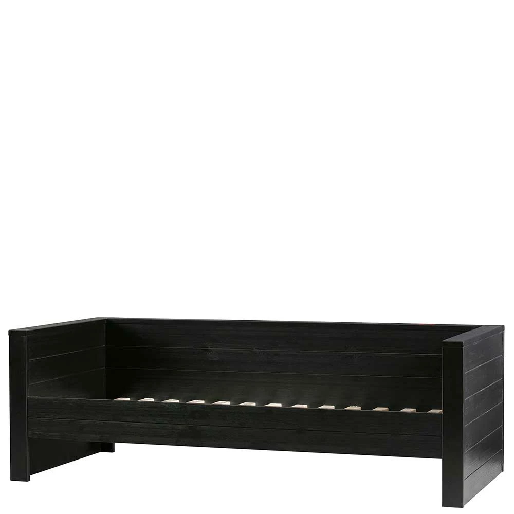90x200 Skandi Kojenbett In Schwarz - Eslovia 4 90x200 Skandi Kojenbett In Schwarz - Eslovia - Image 4