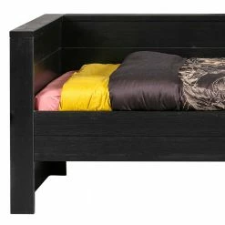 90x200 Skandi Kojenbett In Schwarz - Eslovia 11 90x200 Skandi Kojenbett In Schwarz - Eslovia -Massivholzbetten Shop 90x200 skandi kojenbett in schwarz aus kiefer massivholz eslovia 05