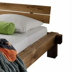 Balkenbett Aus Wildeiche Massiv Idena Als Doppelbett 3 Balkenbett Aus Wildeiche Massiv Idena Als Doppelbett -Massivholzbetten Shop balkenbett aus wildeiche massiv als doppelbett idena 03