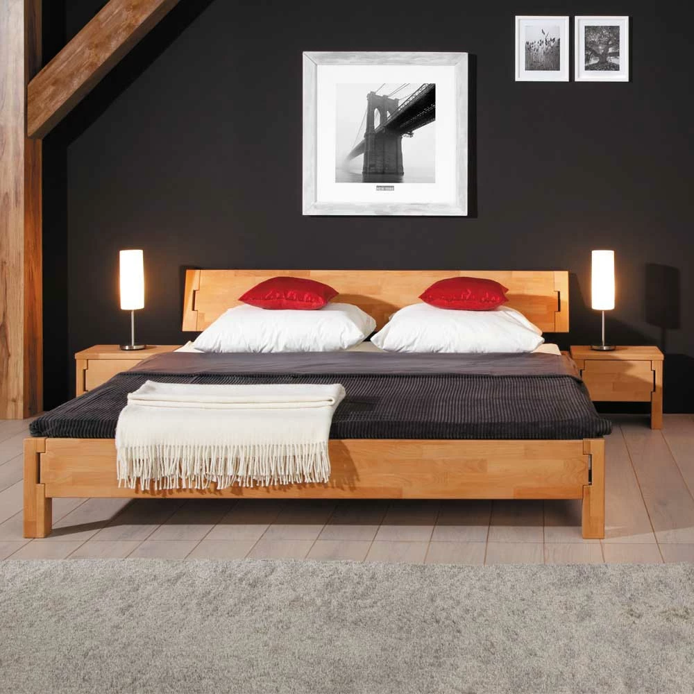 Bett Syrata aus Buche Massivholz Bett Syrata Aus Buche Massivholz -Massivholzbetten Shop bett buche massivholz nachtkonsolen syrata 02