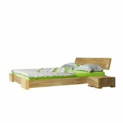 Bett Dastrata Aus Eiche Massivholz