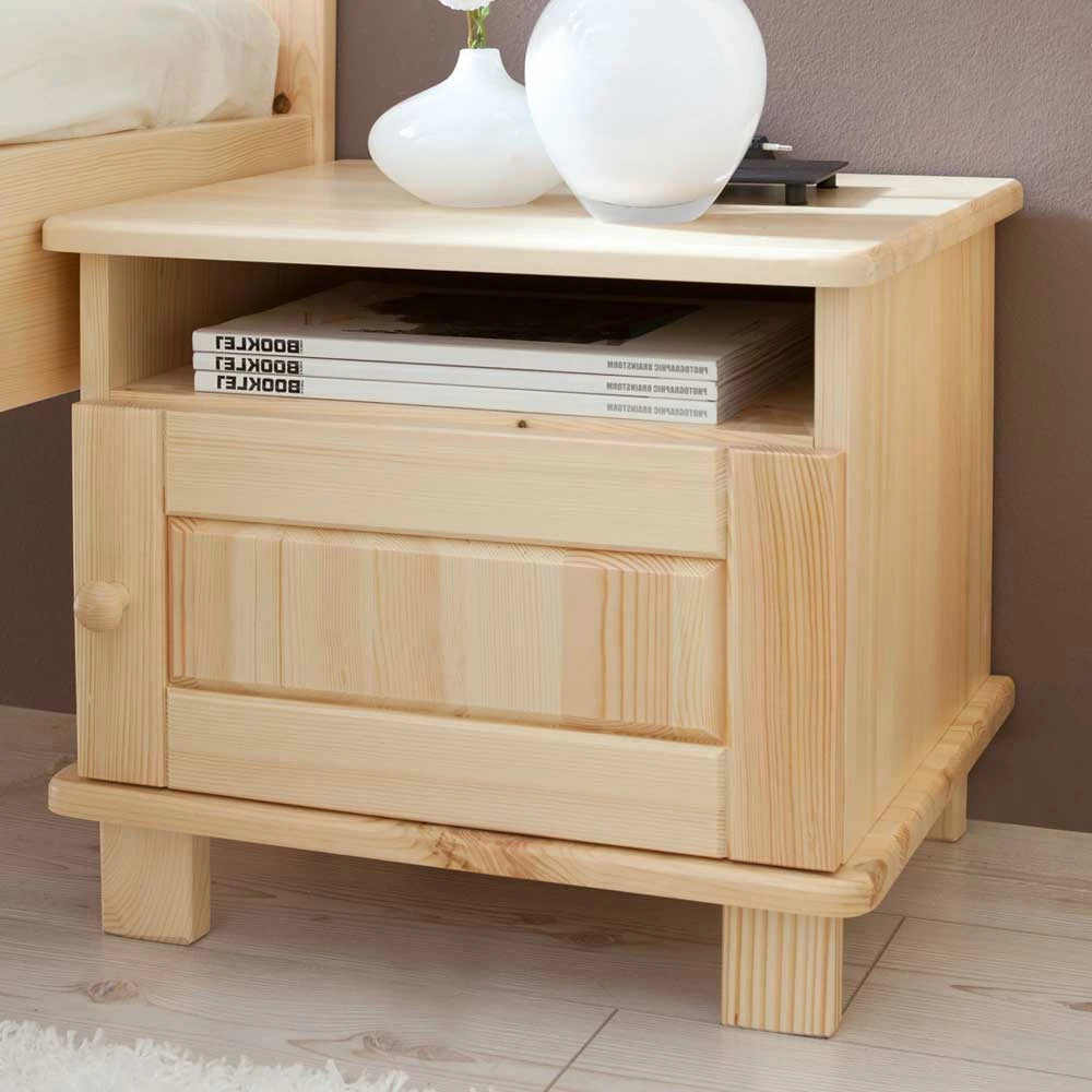 Bett Bornio aus Kiefer Massivholz Bett Bornio Aus Kiefer Massivholz -Massivholzbetten Shop bett kiefer massivholz nachtkommoden bornio html 02