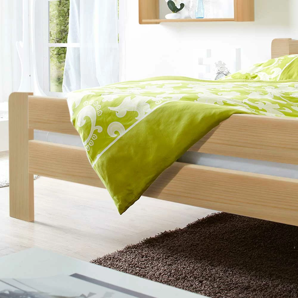 Bett Bornio aus Kiefer Massivholz Bett Bornio Aus Kiefer Massivholz -Massivholzbetten Shop bett kiefer massivholz nachtkommoden bornio html 04