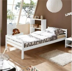 Bett Sumatra Für Kinderzimmer 2 Bett Sumatra Für Kinderzimmer -Massivholzbetten Shop bett kinderzimmer kiefer massiv weiss sumatra 02