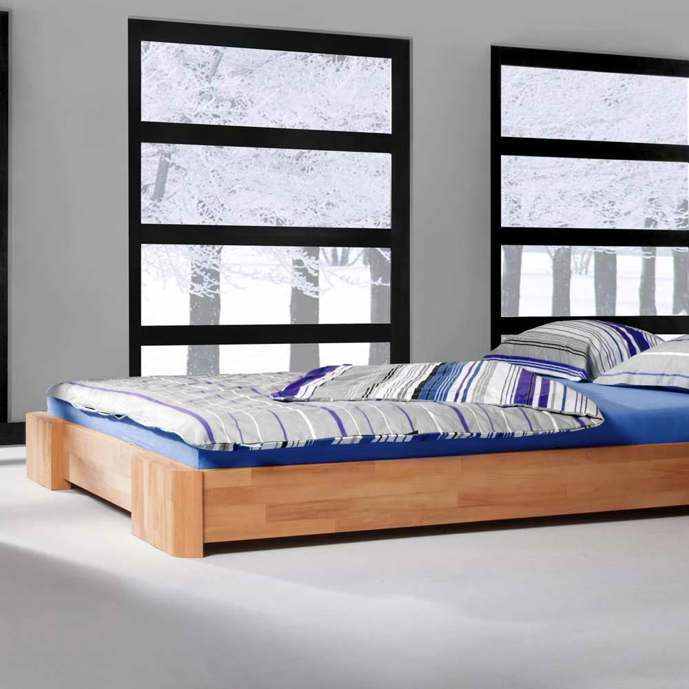 Bett Tulagan ohne Kopfteil Bett Tulagan Ohne Kopfteil -Massivholzbetten Shop bett kopfteil buche massivholz tulagan html 02