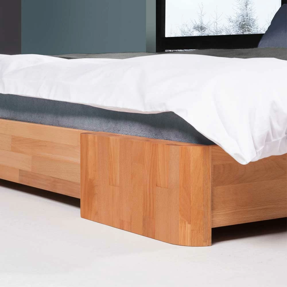 Bett Tulagan ohne Kopfteil Bett Tulagan Ohne Kopfteil -Massivholzbetten Shop bett kopfteil buche massivholz tulagan html 04