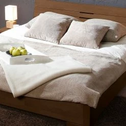 Bett Mircao In Nussbaumfarben -Massivholzbetten Shop bett nussbaumfarben buche massiv mircao 05