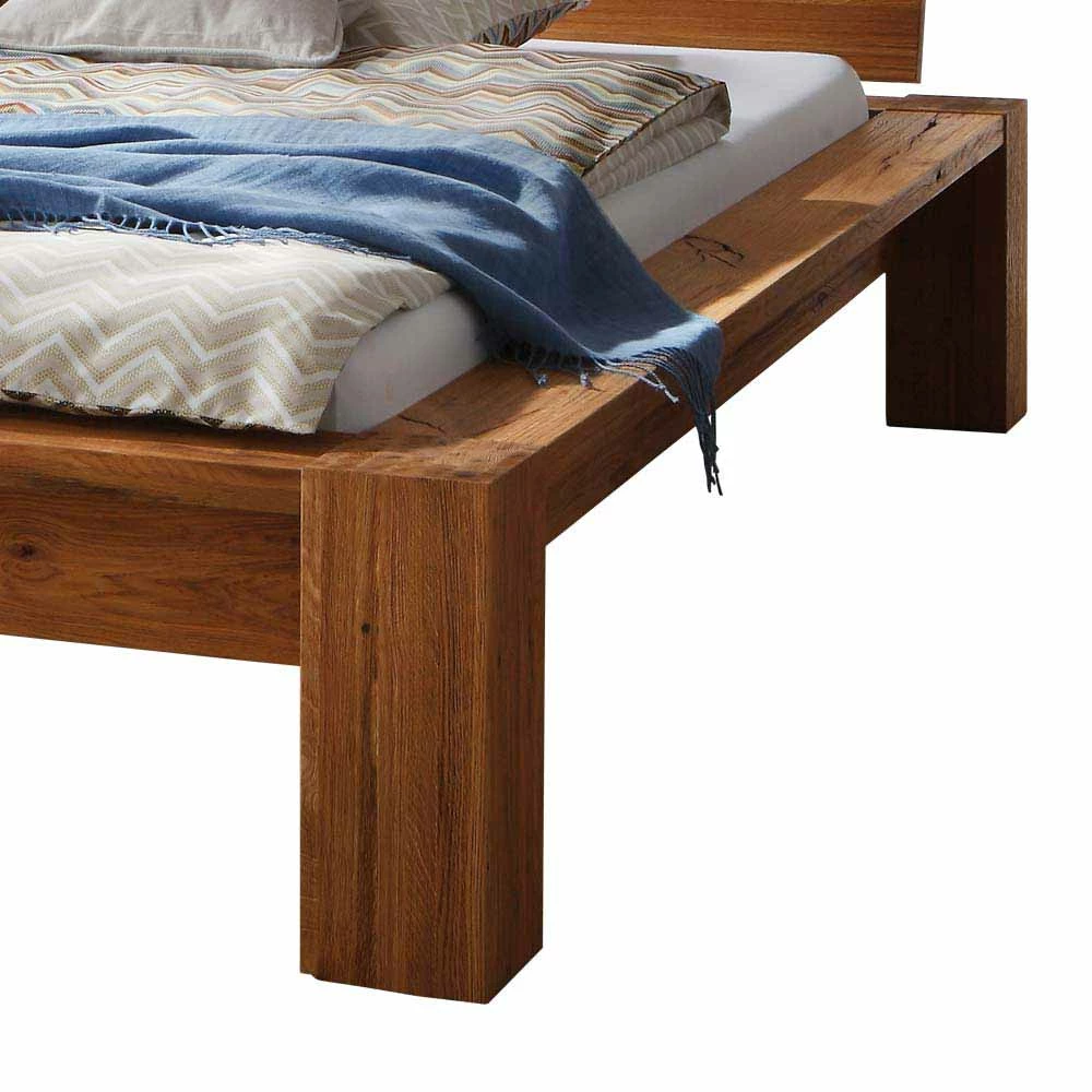Bett Basnia aus Wildeiche massiv im Naturfarbton Bett Basnia Aus Wildeiche Massiv Im Naturfarbton -Massivholzbetten Shop bett wildeiche massiv im naturfarbton 180x200cm basnia 03