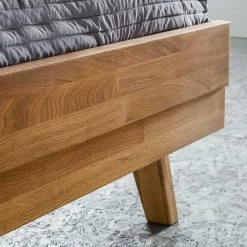 Bett Pravorias Aus Wildeiche Massiv -Massivholzbetten Shop bett wildeiche massiv modern pravorias 03