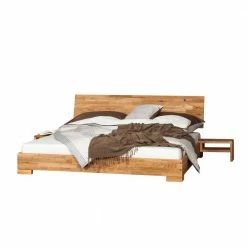 Bett Brezona Aus Wildeiche Massivholz