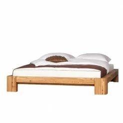 Bett Phelix Aus Wildeiche Massivholz