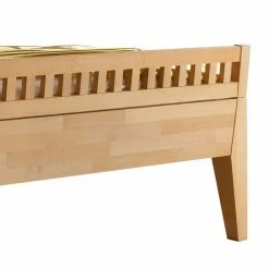 Buche Bett & Nachttische - Jilmena (dreiteilig) 9 Buche Bett & Nachttische - Jilmena (dreiteilig) -Massivholzbetten Shop buche bett nachttische mit kopf und fussteil jilmena 03