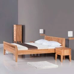 Buche Bett Suomi Mit Sprossen -Massivholzbetten Shop buche bett sprossen massiv suomi html 02