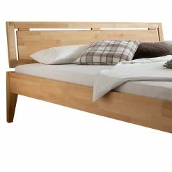 Design Buchenholz Bett 90x200 - 200x200 - Smenas -Massivholzbetten Shop design buchenholz bett 90x200 200x200 mit kopfteil smenas 03