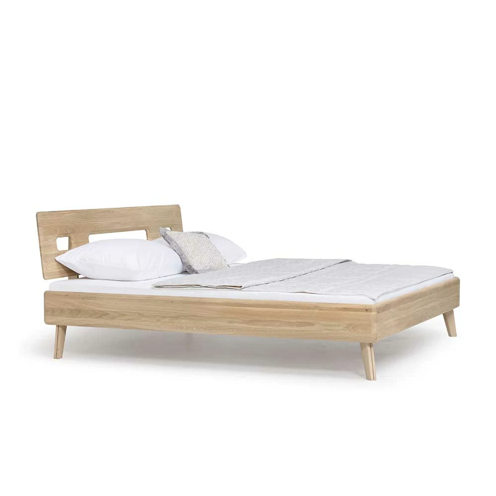 Design Holzbett in 160x200 oder 180x200 - Aicandus Design Holzbett In 160x200 Oder 180x200 - Aicandus -Massivholzbetten Shop design holzbett in 160x200 oder 180x200 aus wildeiche bianco geoelt aicandus 01