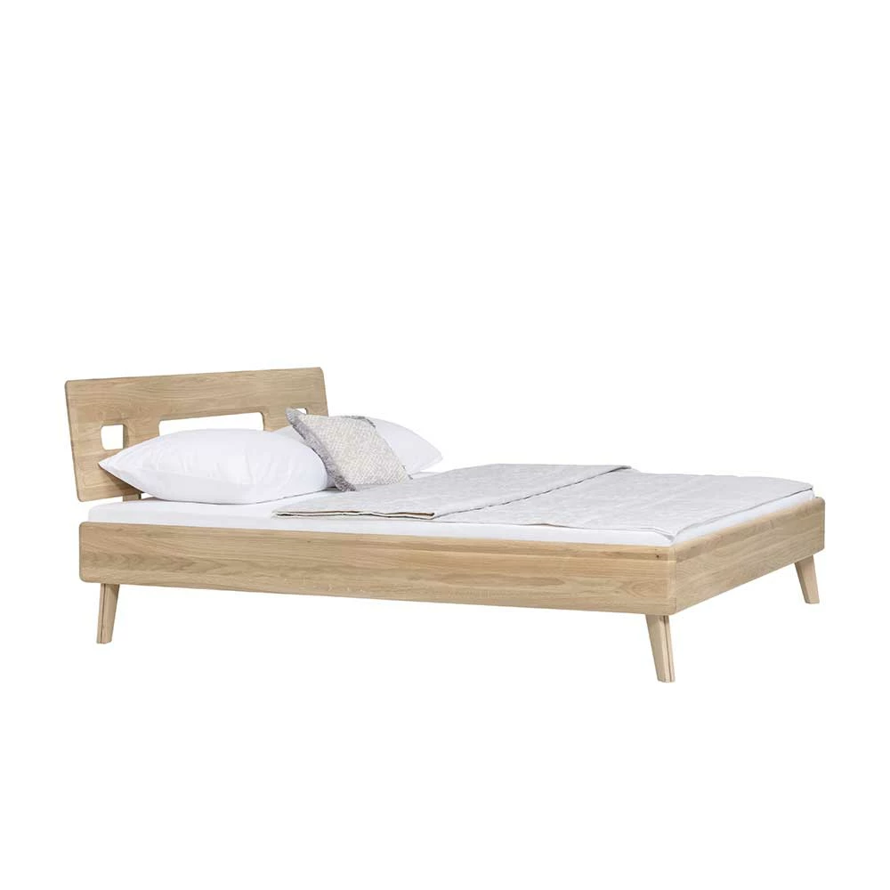 Design Holzbett in 160x200 oder 180x200 - Aicandus Design Holzbett In 160x200 Oder 180x200 - Aicandus -Massivholzbetten Shop design holzbett in 160x200 oder 180x200 aus wildeiche bianco geoelt aicandus f