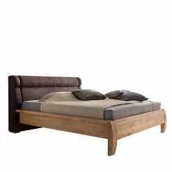 Designbett Aus Eiche Natur Mit Kopfteil - Joanthan