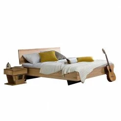 Designbett In Schwebeoptik Puig Mit Nachttisch Set (dreiteilig)