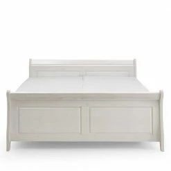 Doppelbett Aus Kiefer In Weiß - Kazanova (dreiteilig) 2 Doppelbett Aus Kiefer In Weiß - Kazanova (dreiteilig) -Massivholzbetten Shop doppelbett aus kiefer in weiss mit nachtkommoden kazanova 03