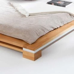 Doppelbett Sunya Aus Buche Massivholz -Massivholzbetten Shop doppelbett buche massivholz dachschraege sunya html 04
