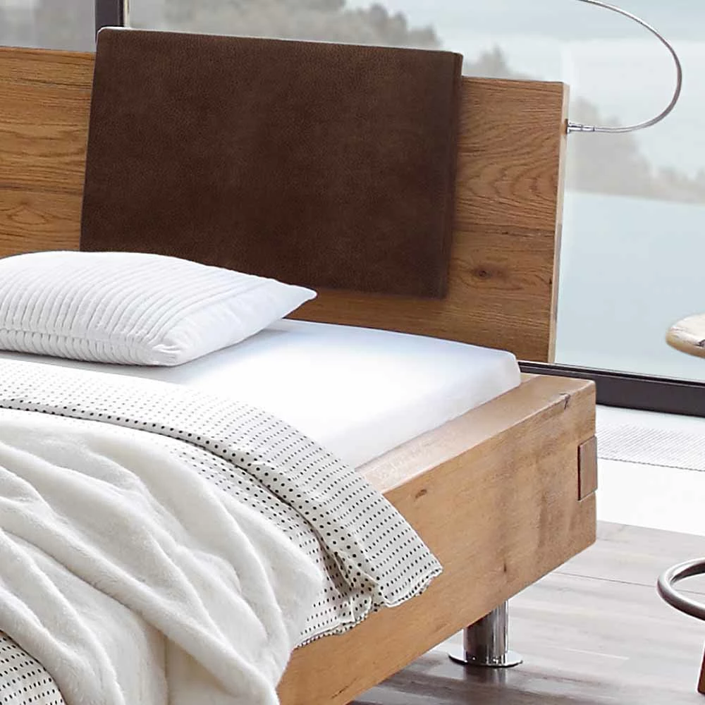 Doppelbett in Balkenoptik Chicola aus Wildeiche Massivholz Doppelbett In Balkenoptik Chicola Aus Wildeiche Massivholz -Massivholzbetten Shop doppelbett in balkenoptik aus wildeiche massivholz chicola 03