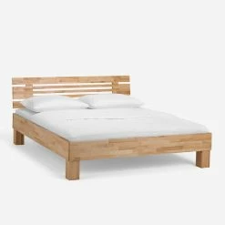 Doppelbett Kombi Zeremonia Mit Zwei Nachtkommoden (dreiteilig) 2 Doppelbett Kombi Zeremonia Mit Zwei Nachtkommoden (dreiteilig) -Massivholzbetten Shop doppelbett kombi zwei nachtkommoden massivholz kernbuche geoelt zeremonia 02