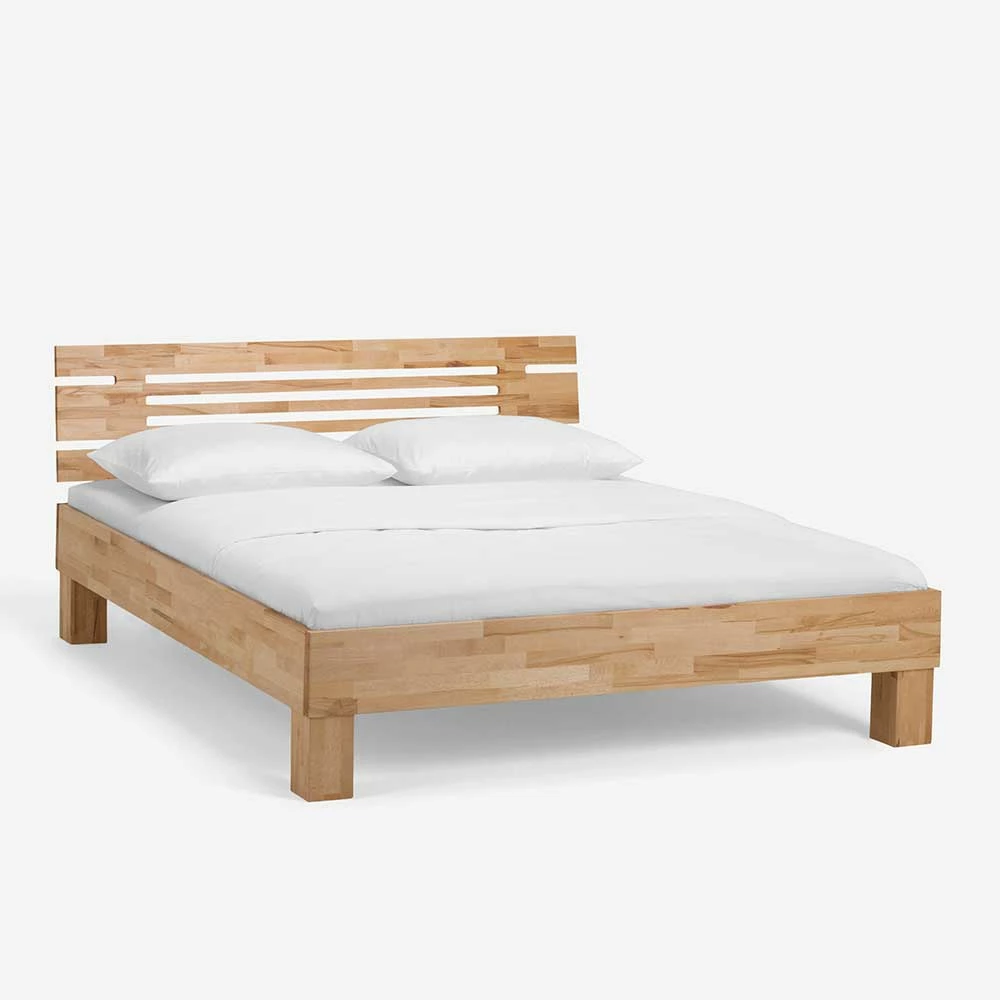 Doppelbett Kombi Zeremonia mit zwei Nachtkommoden (dreiteilig) Doppelbett Kombi Zeremonia Mit Zwei Nachtkommoden (dreiteilig) -Massivholzbetten Shop doppelbett kombi zwei nachtkommoden massivholz kernbuche geoelt zeremonia 02