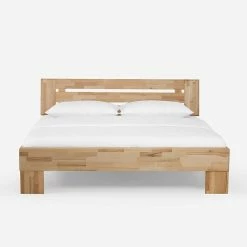 Doppelbett Set Junetega Aus Massivholz Kernbuche Geölt (dreiteilig) 3 Doppelbett Set Junetega Aus Massivholz Kernbuche Geölt (dreiteilig) -Massivholzbetten Shop doppelbett set massivholz kernbuche geoelt mit zwei schubladen nachtkommoden junetega 03
