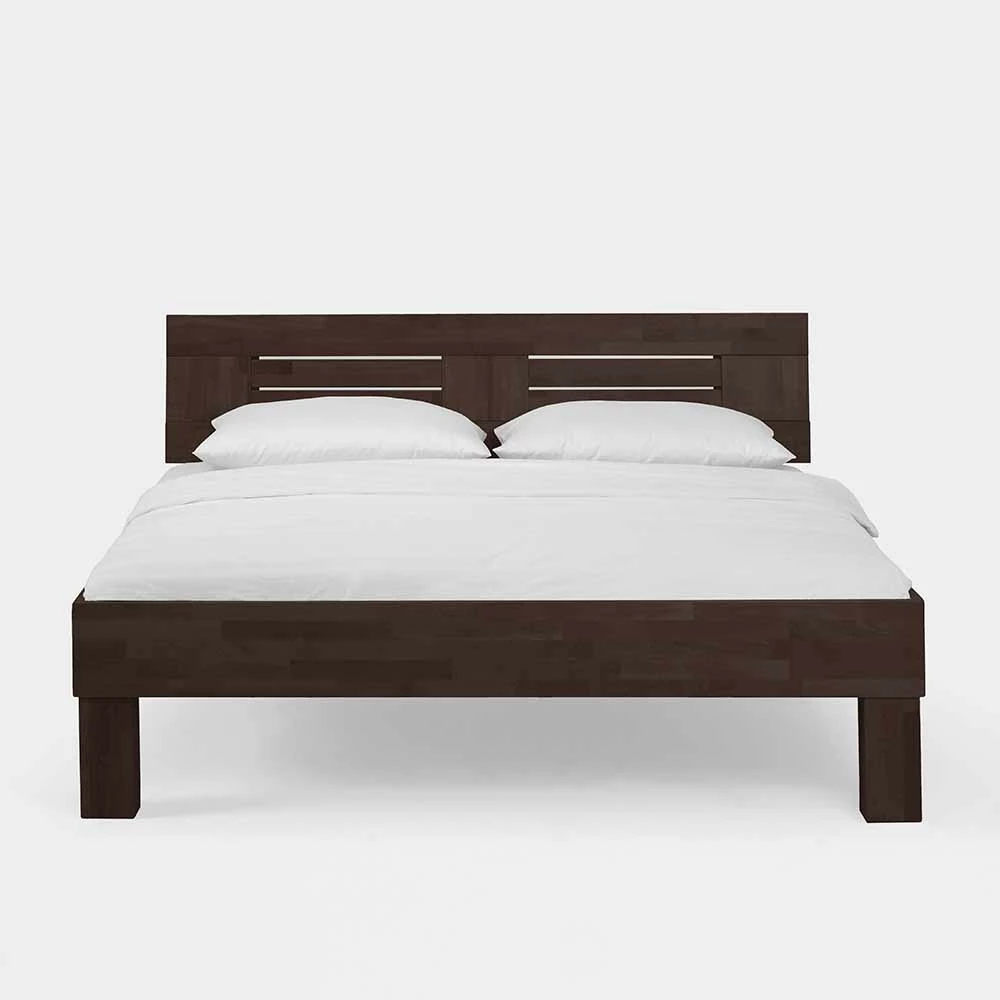 Dunkles Massivholz Bett Ceolata in Buche Wenge lackiert Dunkles Massivholz Bett Ceolata In Buche Wenge Lackiert -Massivholzbetten Shop dunkles massivholz bett buche wenge lackiert sieben breiten 200cm oder 220cm lang ceolata 03