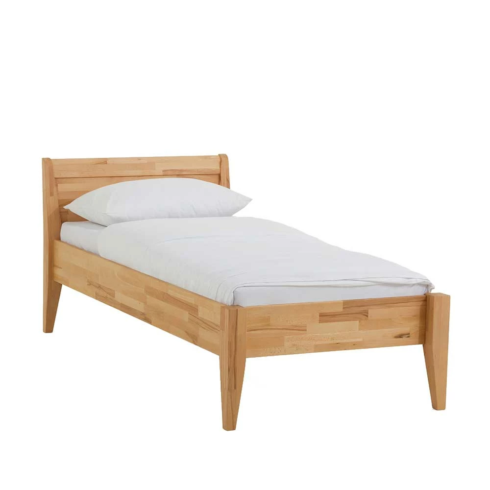 Einzelbett mit Kopfteil Jenry aus Kernbuche massiv geölt Einzelbett Mit Kopfteil Jenry Aus Kernbuche Massiv Geölt -Massivholzbetten Shop einzelbett mit kopfteil kernbuche massiv geoelt in 90cm bis 120cm breite jenry f