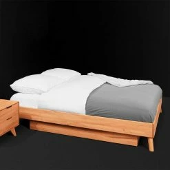 Elegantes Einzelbett Gestell Mit Bettkasten - Junola