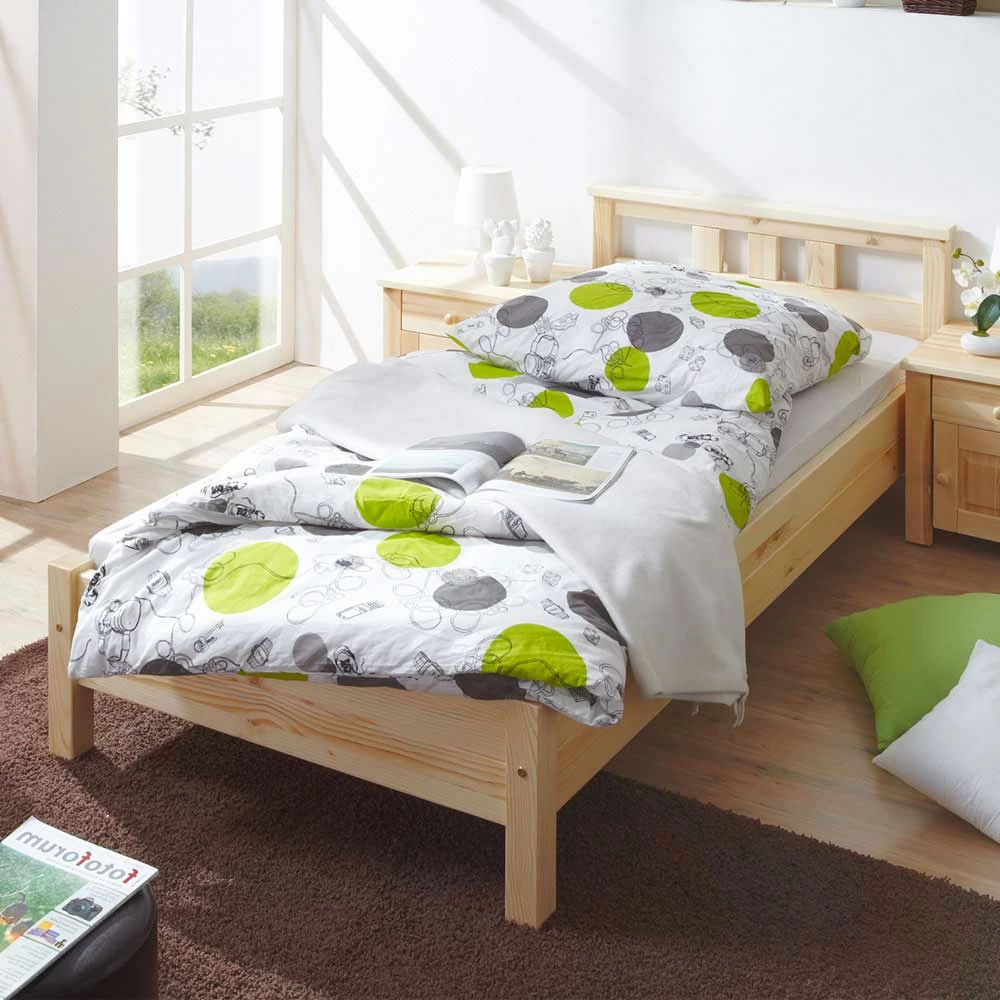 Futonbett Adalberto aus Kiefer Massivholz Futonbett Adalberto Aus Kiefer Massivholz -Massivholzbetten Shop futonbett kiefer massivholz 90x200 cm adalberto 01