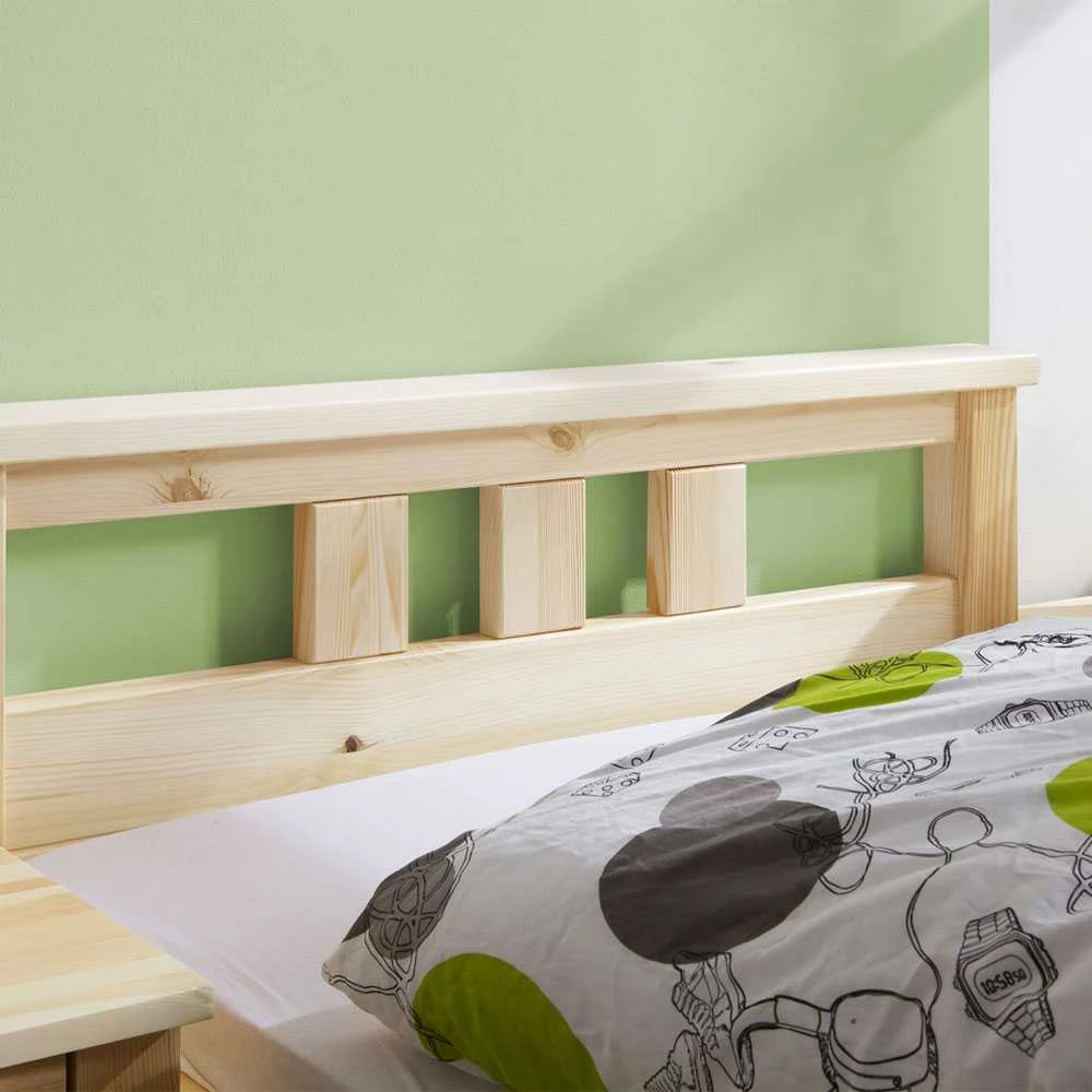 Futonbett Adalberto aus Kiefer Massivholz Futonbett Adalberto Aus Kiefer Massivholz -Massivholzbetten Shop futonbett kiefer massivholz 90x200 cm adalberto 02