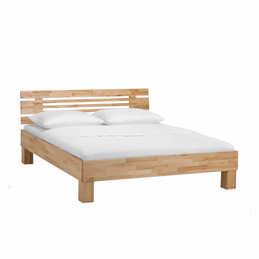 Geöltes Massivholzbett Benet In Sieben Breiten