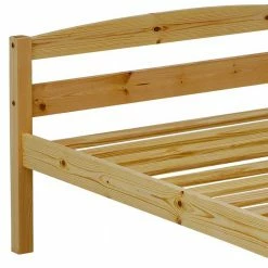 Günstiges Holzbett Aus Fichte Massivholz - Niels -Massivholzbetten Shop guenstiges holzbett aus fichte massivholz mit liegeflaeche 90x200 cm niels 04
