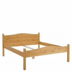 Günstiges Holzbett Aus Massivholz Kiefer - Verwego