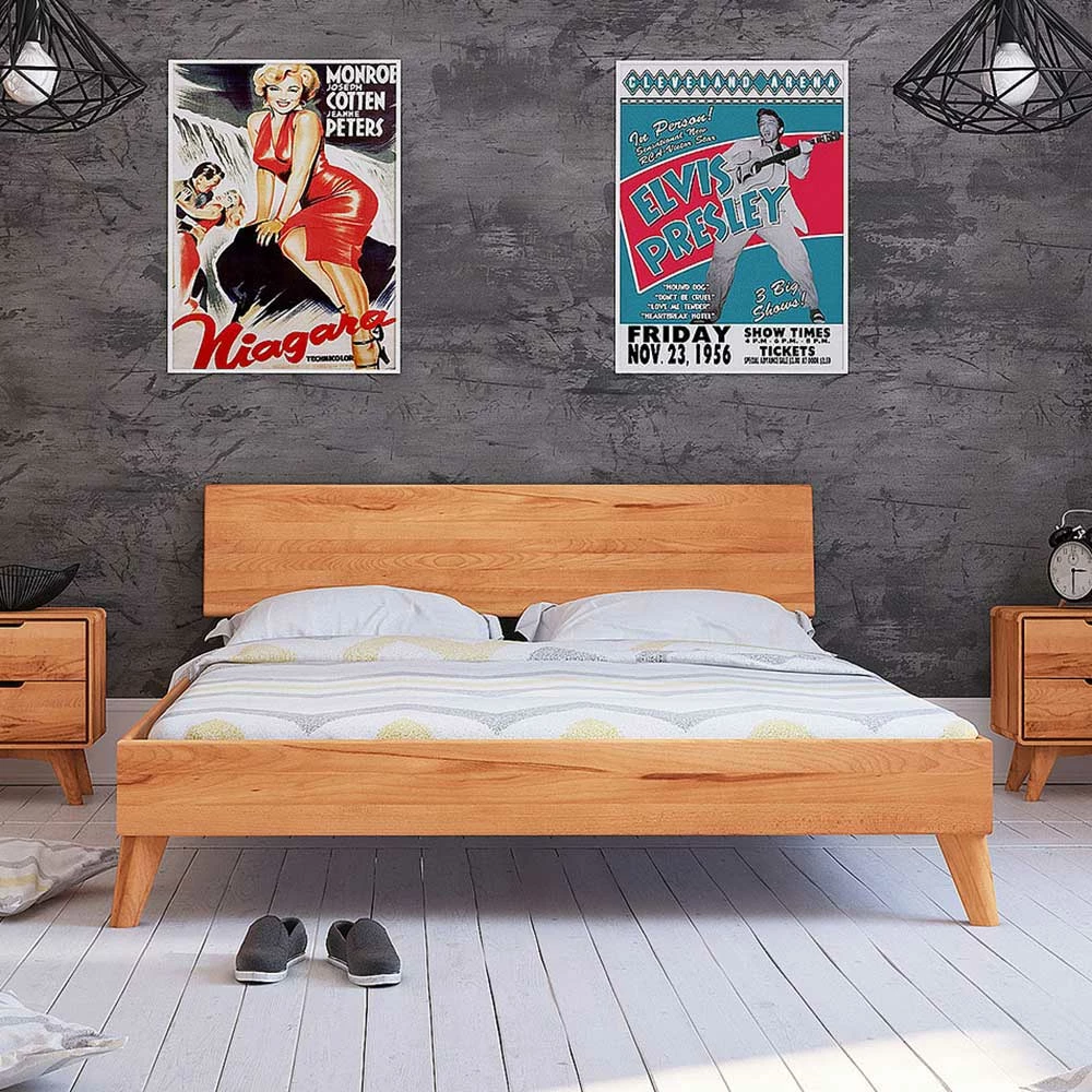 Günstiges Kernbuche Bett aus Massivholz - Junola Günstiges Kernbuche Bett Aus Massivholz - Junola -Massivholzbetten Shop guenstiges kernbuche bett aus massivholz von 80x200 bis 200x200 junola 03