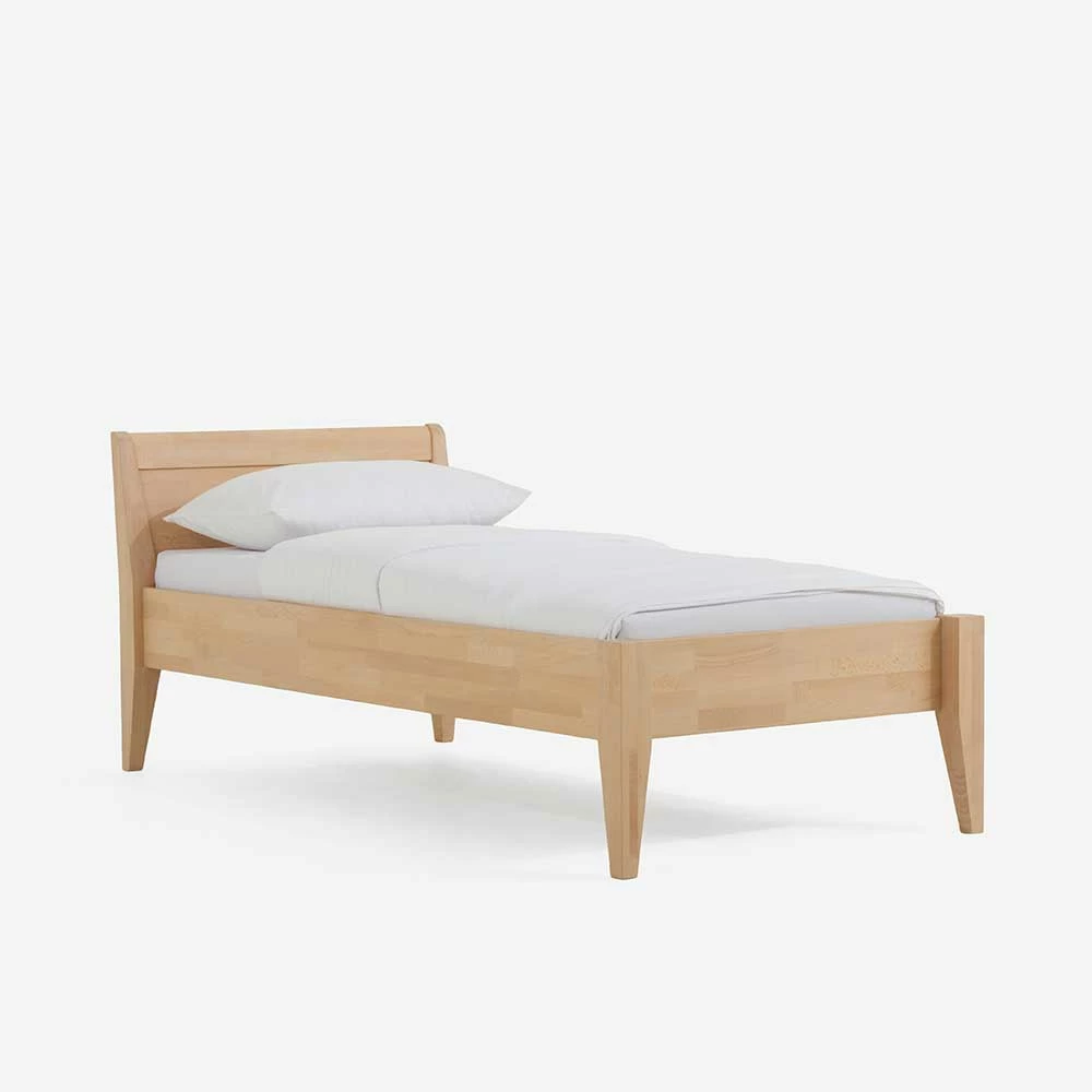 Helles Einzelbett Remember aus Buche Massivholz geölt Helles Einzelbett Remember Aus Buche Massivholz Geölt -Massivholzbetten Shop helles einzelbett buche massivholz geoelt sechs groessen bis 120x220cm remember 01