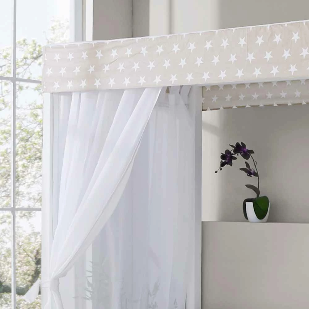 Himmelbett Masina mit zusätzlichem Bett Himmelbett Masina Mit Zusätzlichem Bett -Massivholzbetten Shop himmelbett mit zusaetzlichem bett fuer gaeste masina 04