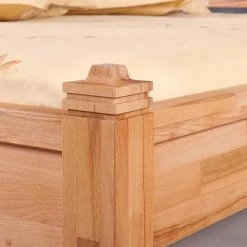 Holz Futonbett Jilina Aus Kernbuche Massivholz -Massivholzbetten Shop holz futonbett kernbuche massivholz nachtkommoden jilina html 03