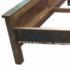 Holzbett Jamaica In Braun Bunt -Massivholzbetten Shop holzbett braun bunt shabby chic jamaica 05