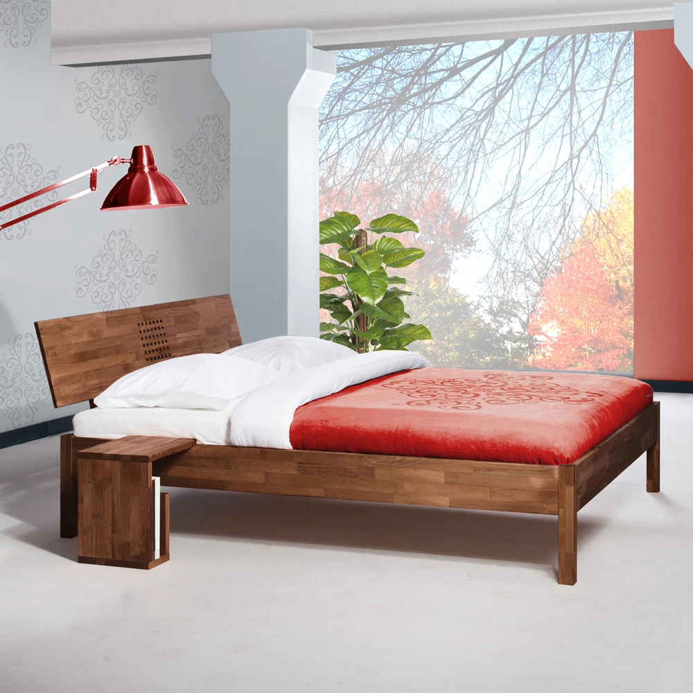 Holzbett Merandes aus Buche Massivholz Holzbett Merandes Aus Buche Massivholz -Massivholzbetten Shop holzbett buche massivholz nussbaumfarben merandes html 01