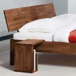 Holzbett Merandes Aus Buche Massivholz 2 Holzbett Merandes Aus Buche Massivholz -Massivholzbetten Shop holzbett buche massivholz nussbaumfarben merandes html 02