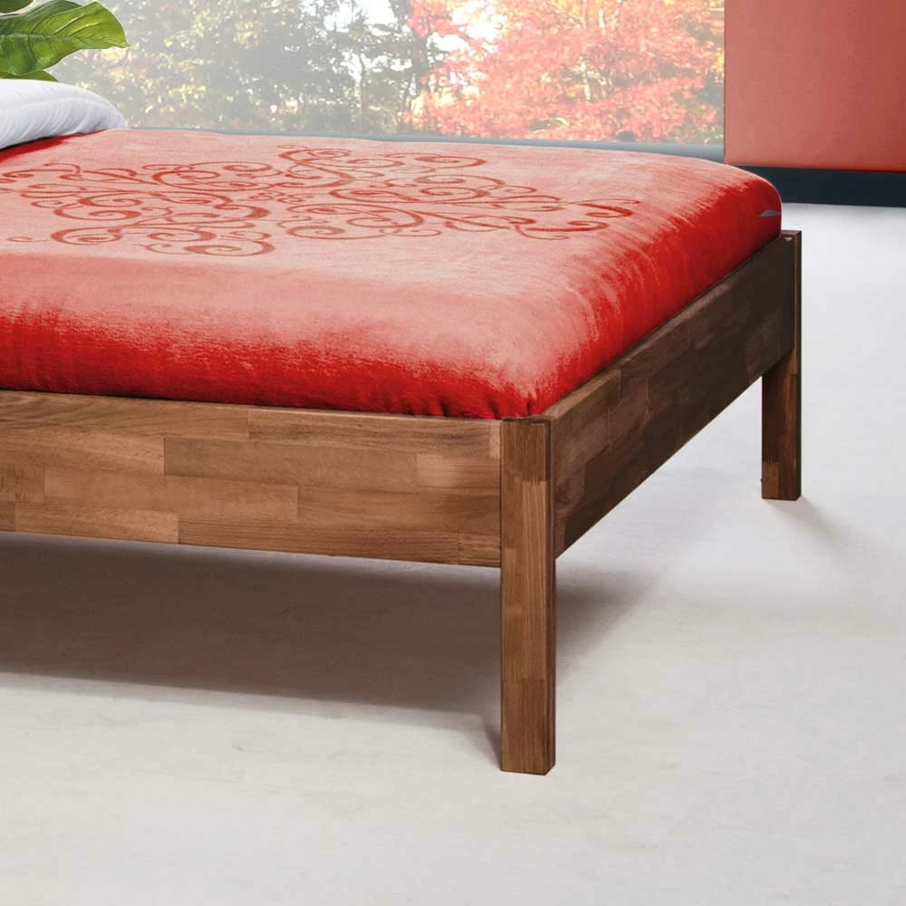 Holzbett Merandes aus Buche Massivholz Holzbett Merandes Aus Buche Massivholz -Massivholzbetten Shop holzbett buche massivholz nussbaumfarben merandes html 03