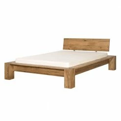 Holzbett Valamengo Aus Eiche Massiv